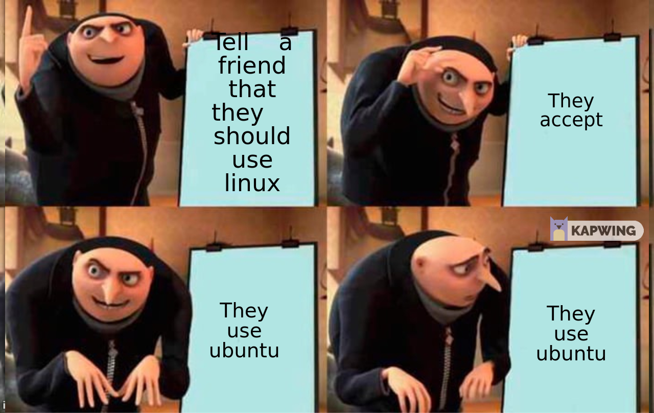 They use Ubuntu